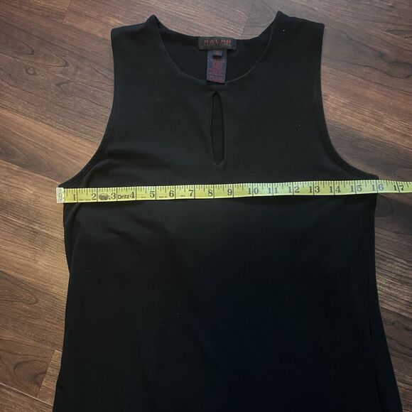 Ralph Lauren Dress Size M LBL Sheath Keyhole Front Knee Length Stretchy - Picture 6 of 9